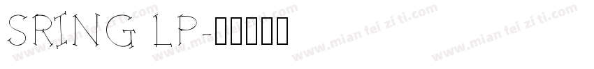 SRING LP字体转换